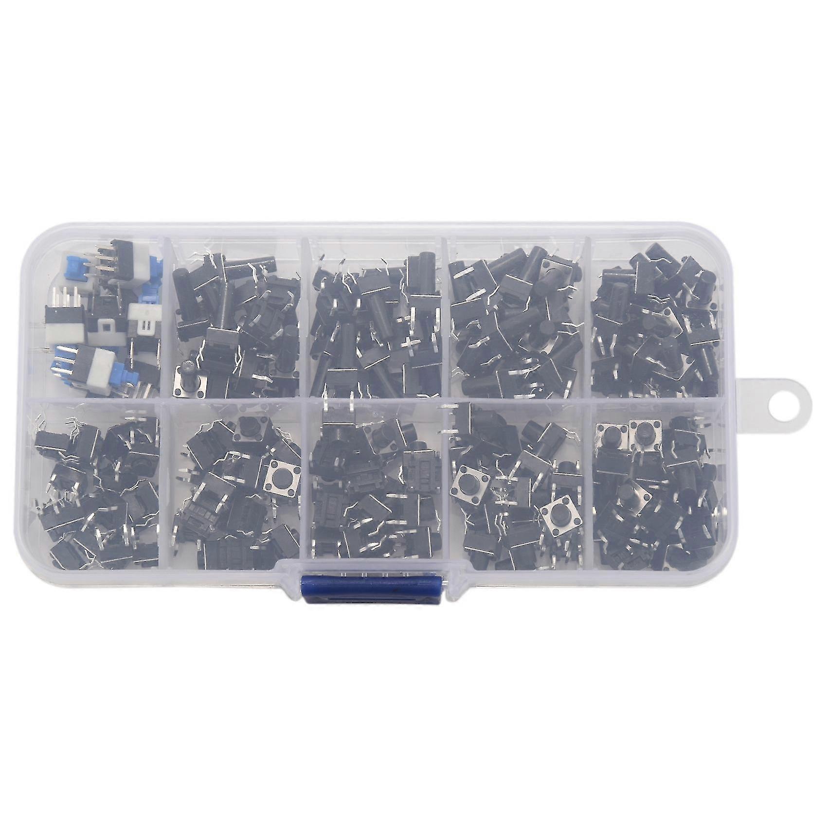 Switch Momentary Tact Assortment Kit (6x6 Push Button Switch 180pcs)