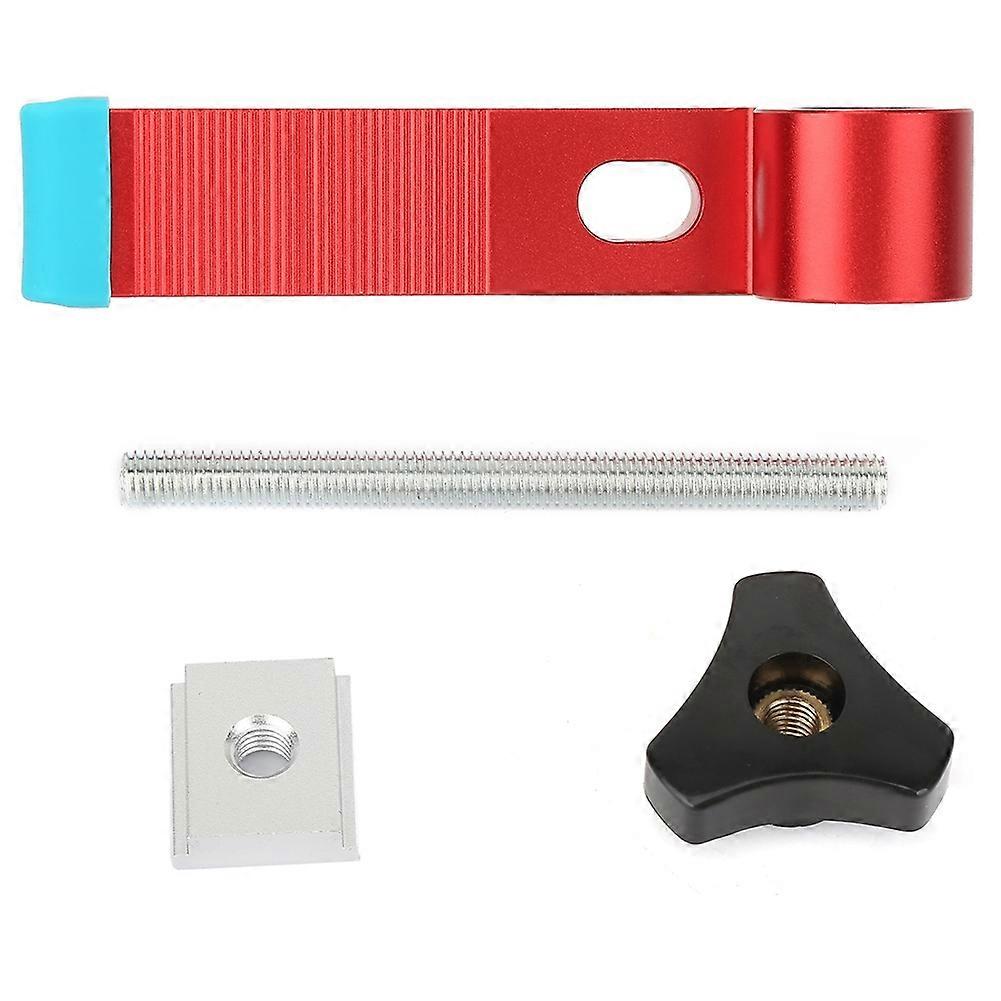 T Type Slide Slot Track Stopper Woodworking Positioning Limiter Wood Clamp Tool(A type)