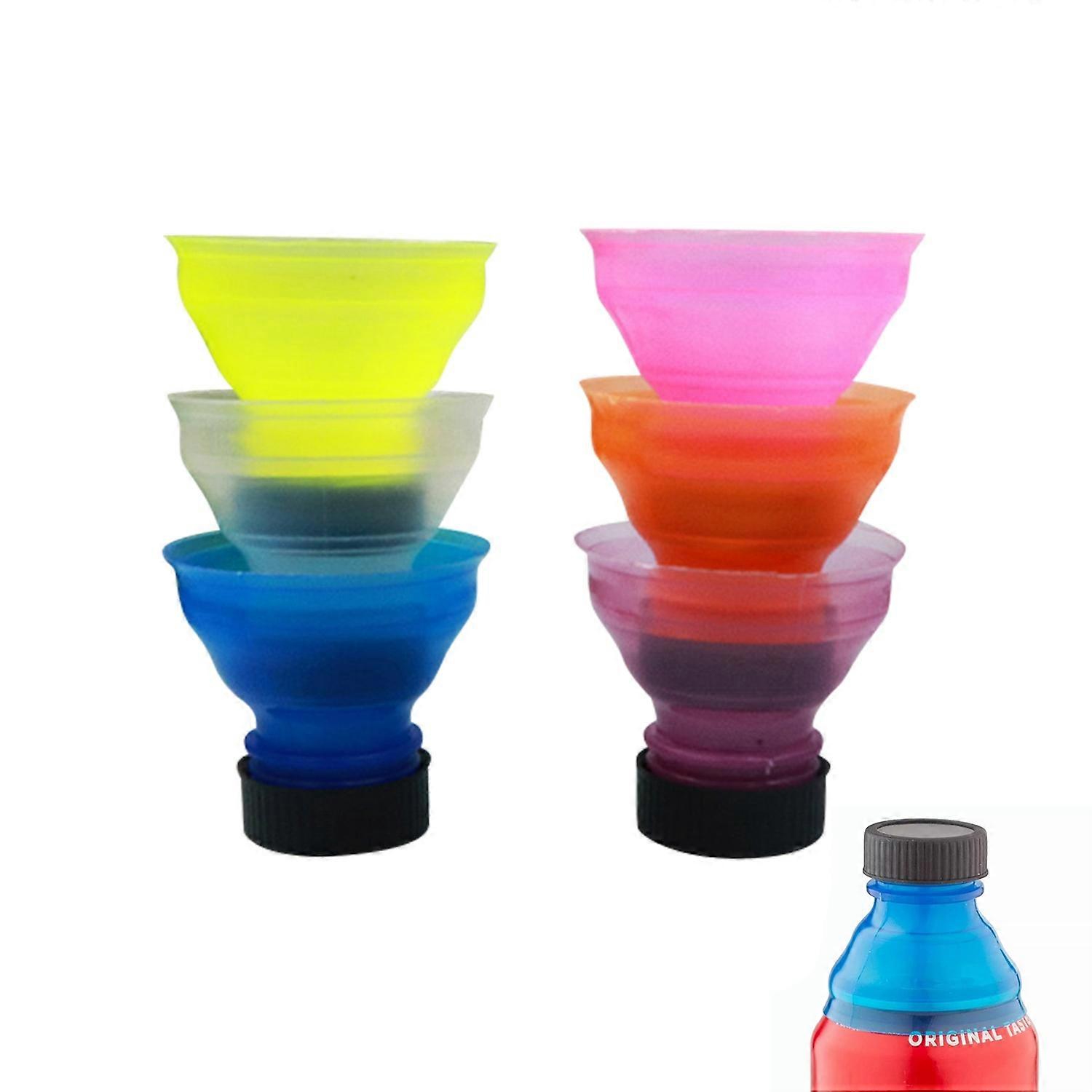 Soda Can Covers, 6 Pack - Prevent Spills with Lids for Drinks