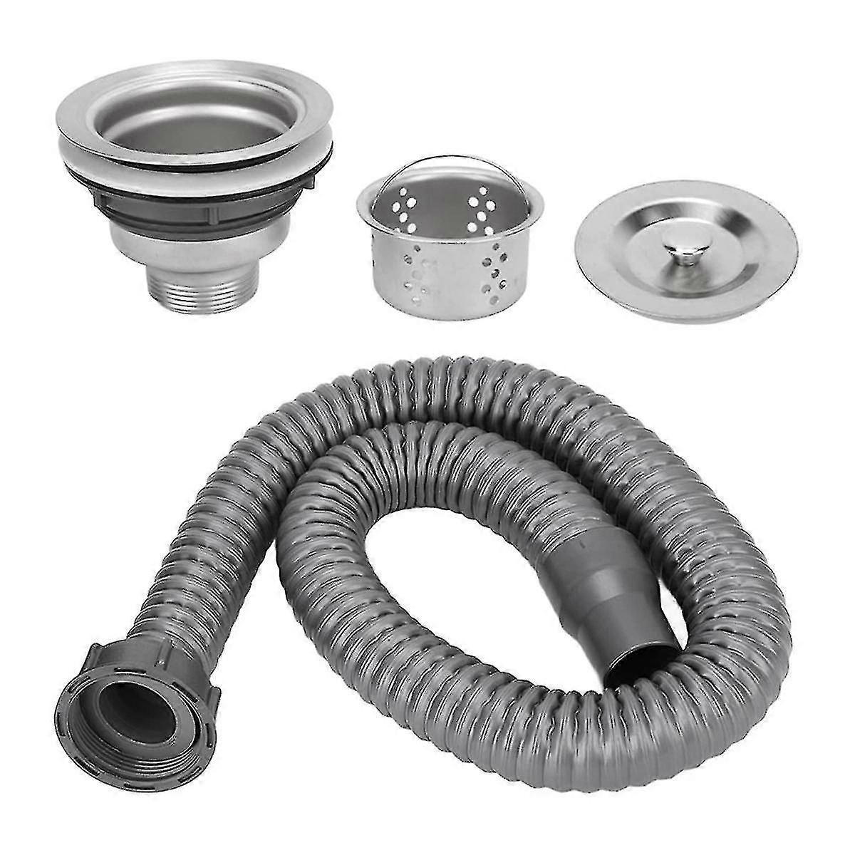 سدادة تصريف حوض من الفولاذ المقاوم للصدأ، سدادة تصريف حوض شامبو صالون الشعر، سدادة حوض مع مصيدة شعر لحوض الشامبو