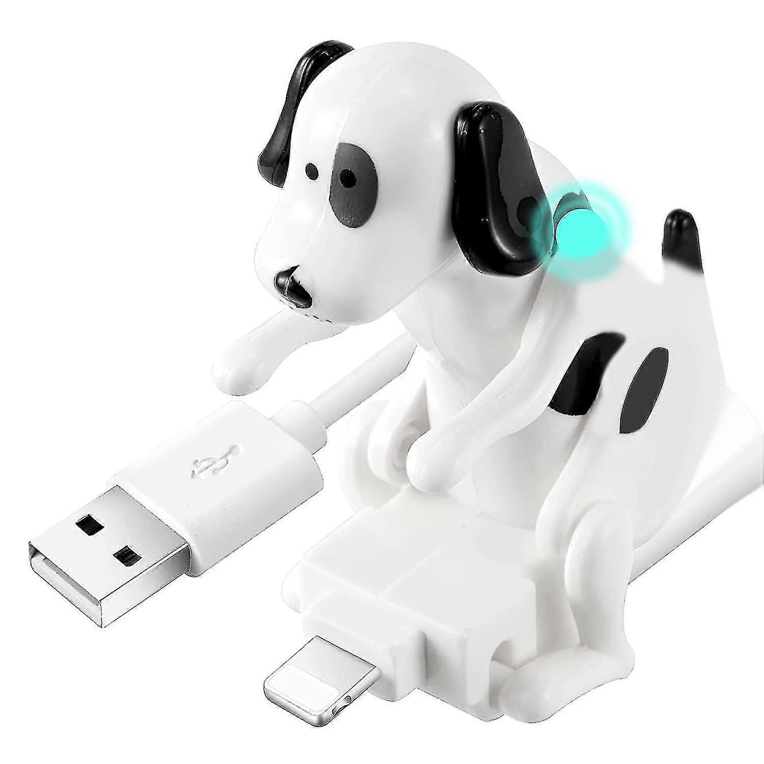 كابل USB مضحك حدب الكلب شاحن ل 13/12/11 وأكثر من ذلك ، تتحرك متقطعة الكلب شاحن سريع كابل USB