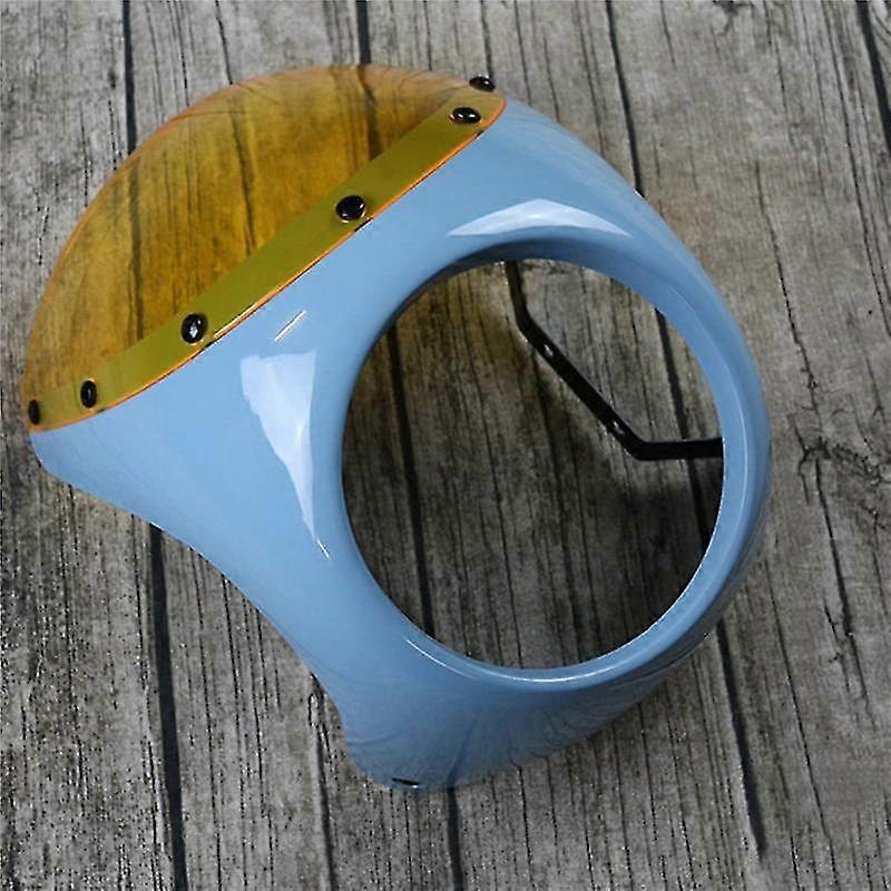 Reflektor motocyklowy Owiewka Osłona osłony wiatru Retro Cafe Racer 7-calowa owiewka reflektora