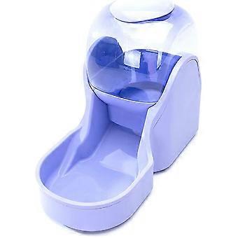Kibble And Water Dispenser, Water (3.8 L) And Food (1.5 Kg) Dispenser For Dogs And Cats, Plastic, Pet Water Dispenser, Pet Bowl (food Feeder, Blue)
