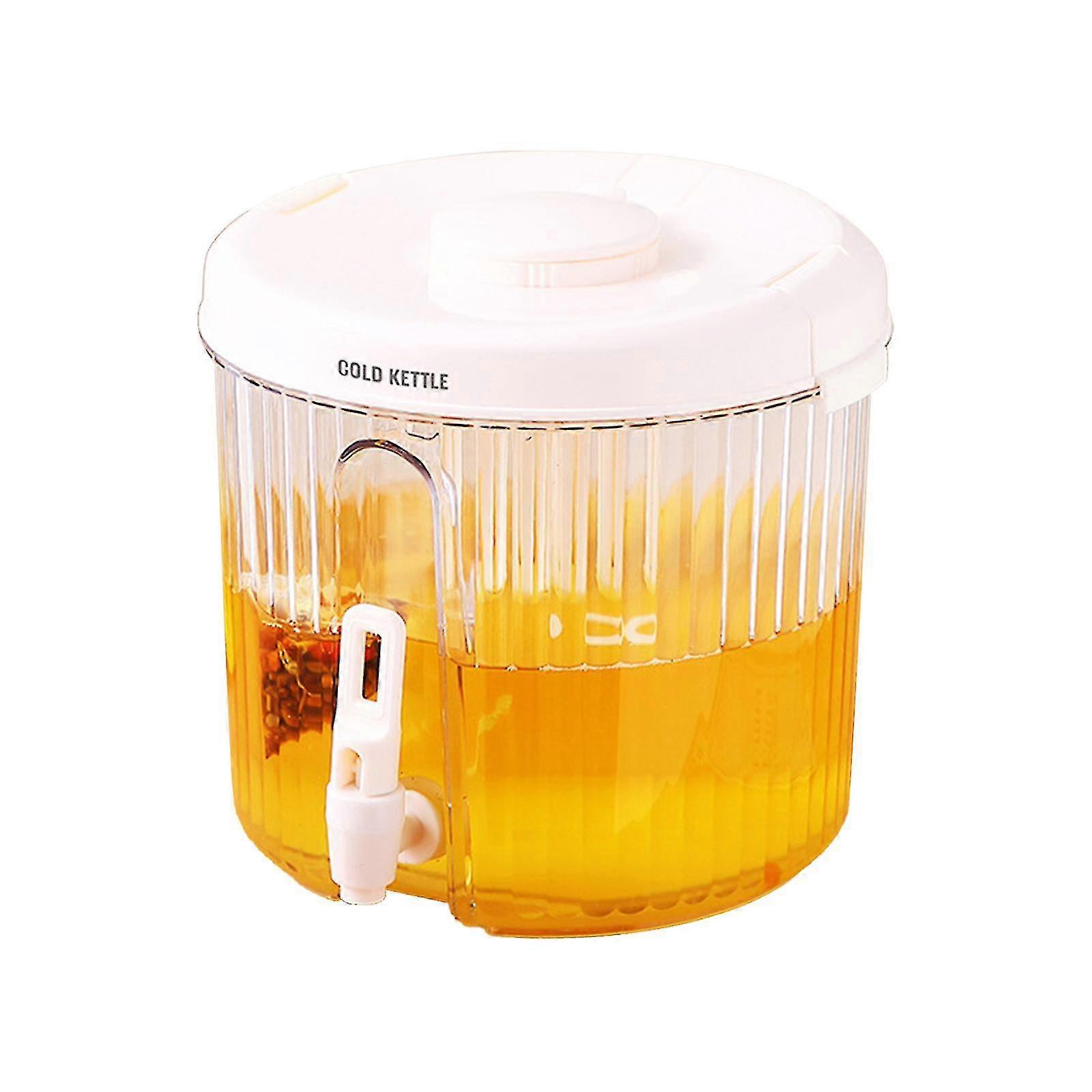 Cold Kettle With Faucet Cold Kettle,high Temperature Resistance,practical,4l,white