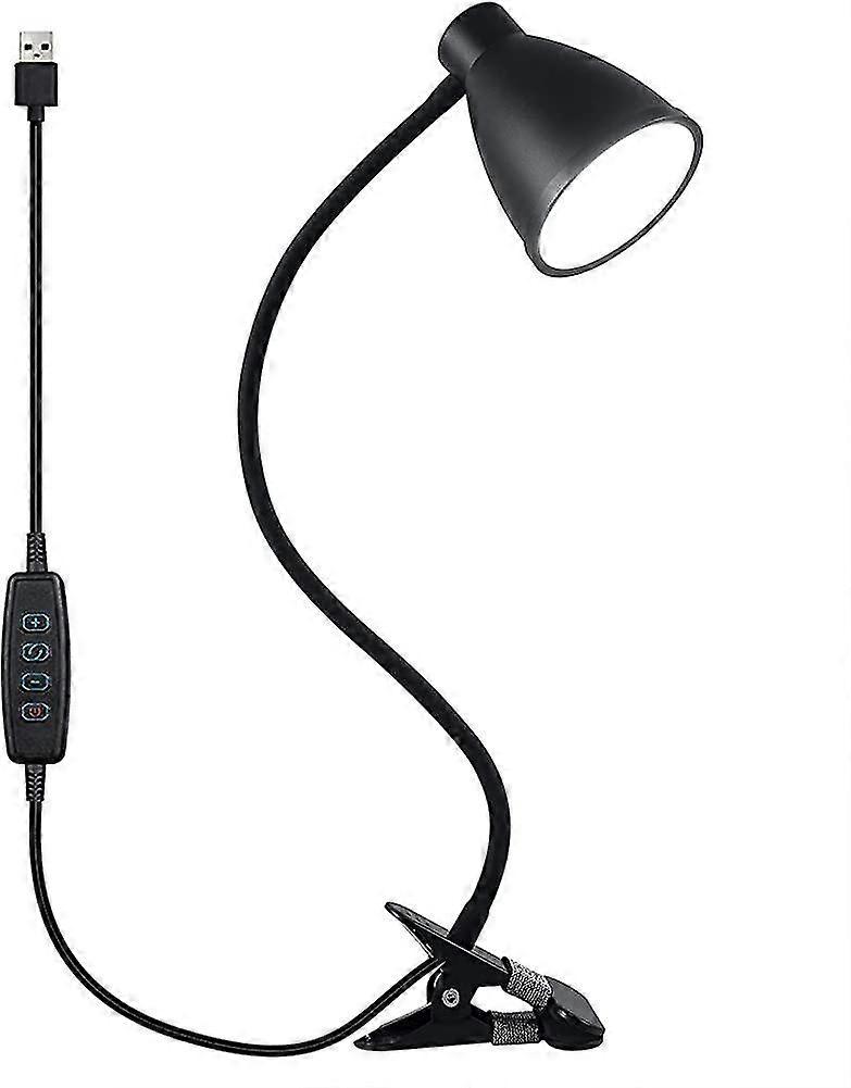 38 Led Clamp Lamp Reading Lamp, 3-step Color Temperature, 10 Brightness Dimmable