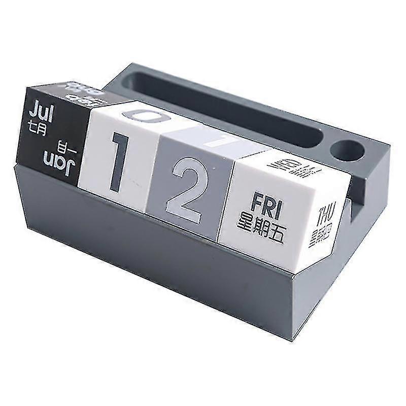 Novel Calendar Widely Use Paper Multifunctional Cube Holder Calendar For Living Room