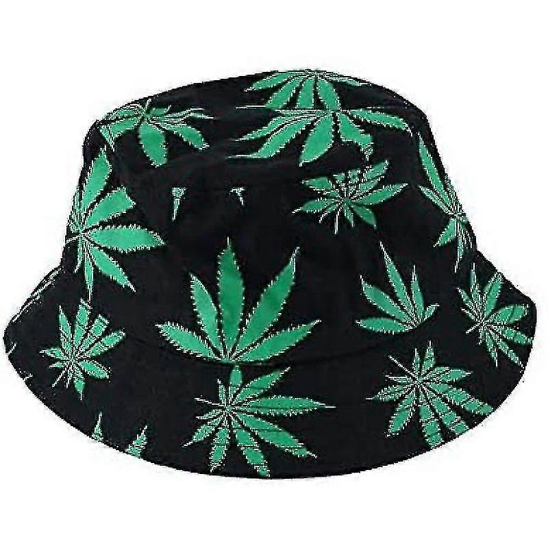 Unisex Sun Hat Bucket Hat Hemp Pattern Hat-