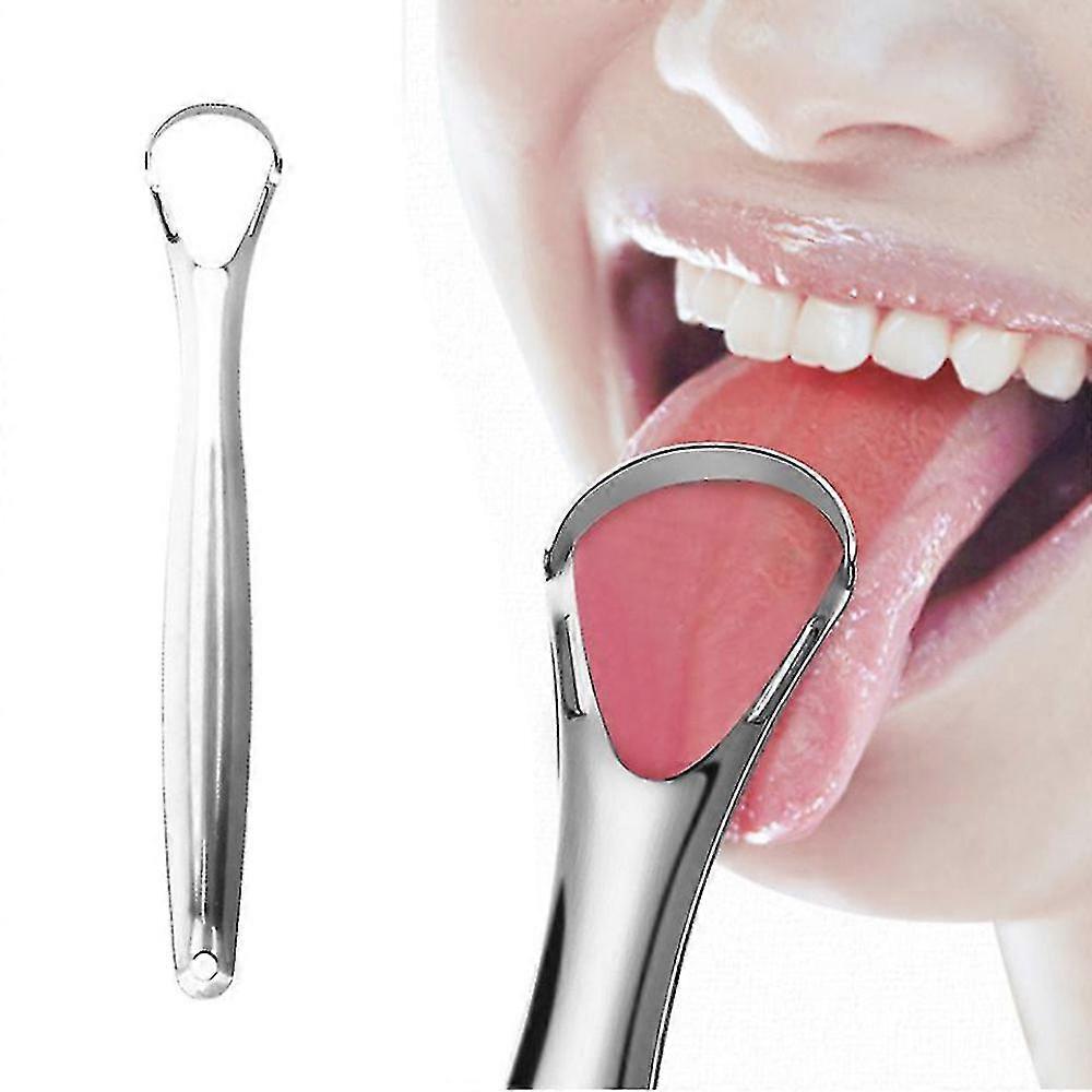 ステンレススチール製舌スクレーパーオーラルマウスデンタルケア衛生再利用可能な舌クリーナー
