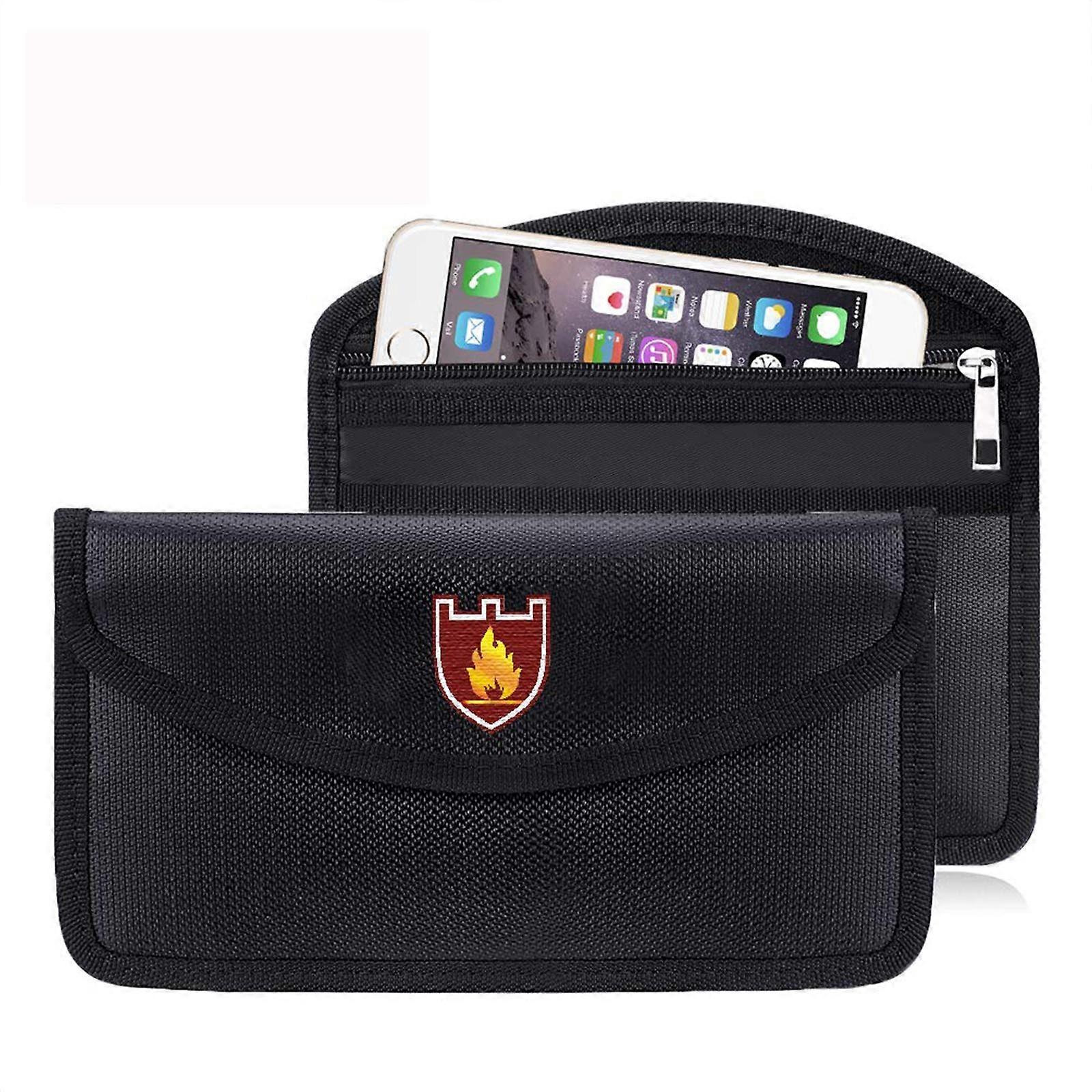 Fireproof Money Bag, 7.78''*3.93'' Waterproof and Fireproof Envelope, Small Fireproof Safe Storage Pouch for Document