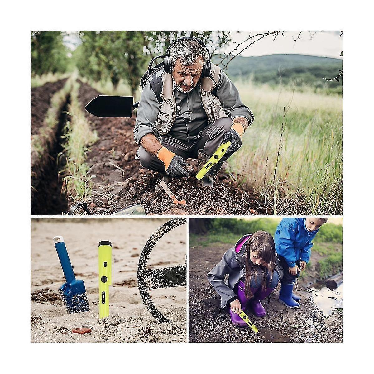 Détecteurs de métaux portatifs Stylo étanche Détecteur de localisation portable Professionnel Depth Metal Detecto