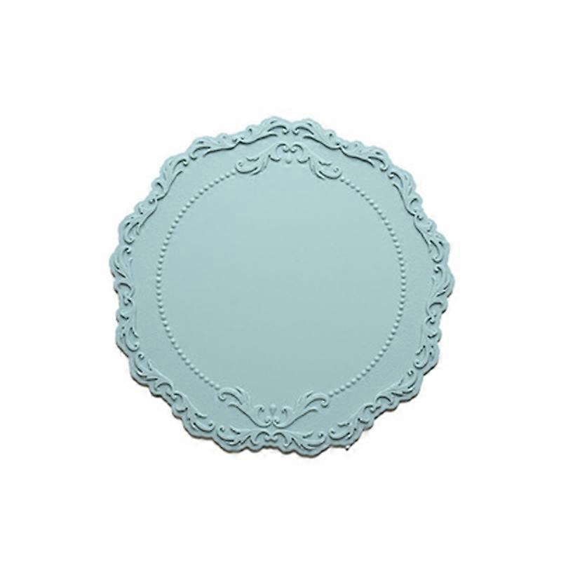 Exquisite Round Shape Cup Coaster Flexible Anti-scalding Silicone Cup Mat for Home KAESI