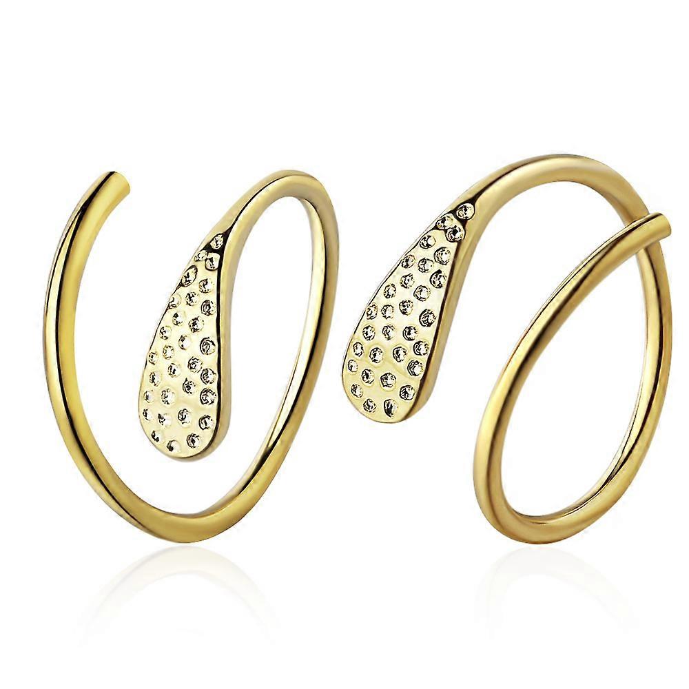 Women's Snakelike Ear Bones Ear Buckle Ring Tightly Packed Mini Double Ring Earrings