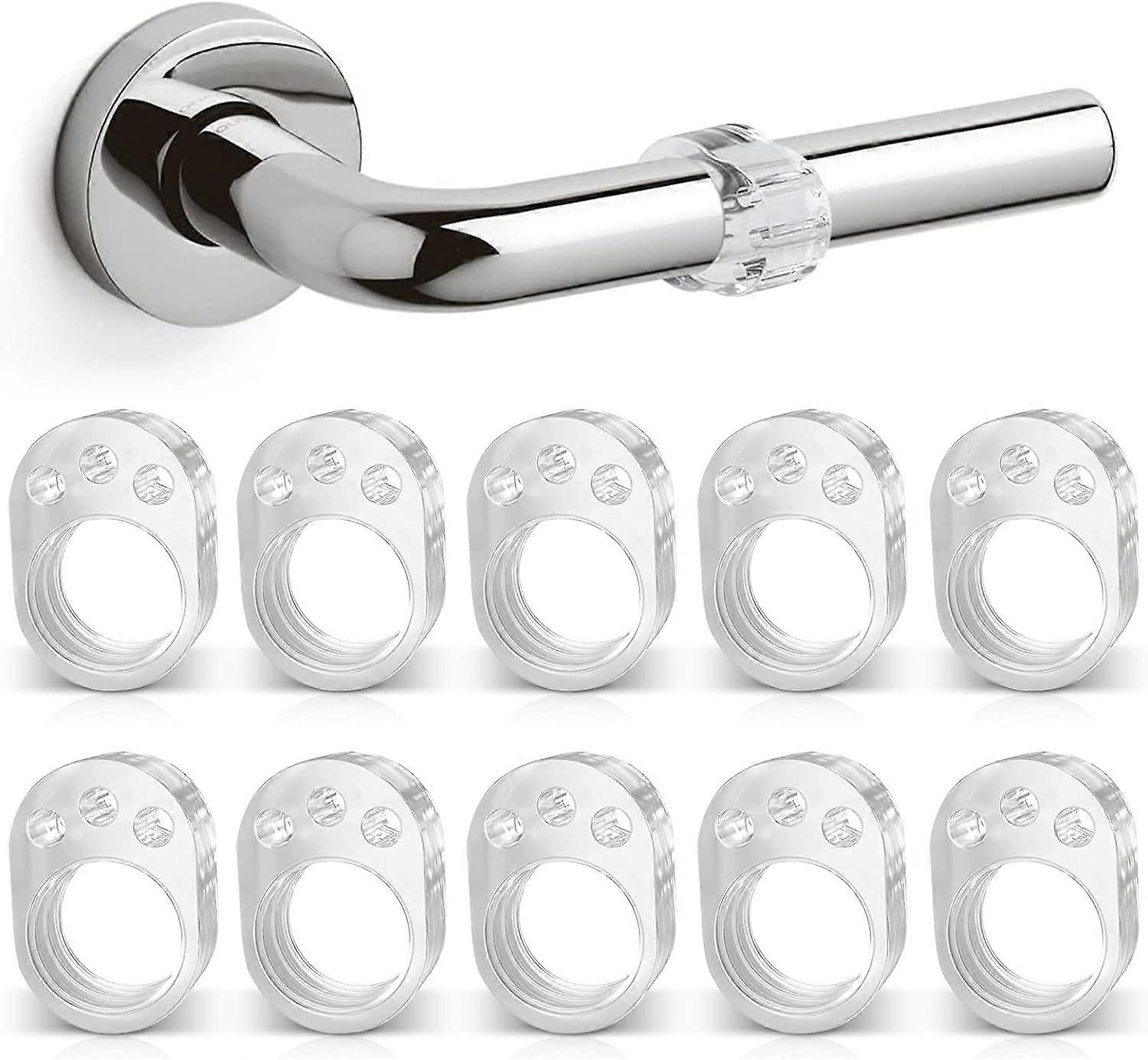 Doorknob Buffer Door Stopper Transparent Door Handle Buffer Doorknob Stoppe