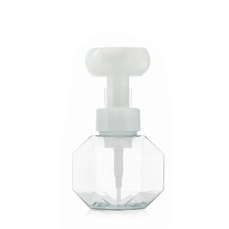300ml Reusable Soap Bottle Large Diameter PETG Flower Pump Head Detachable Compact Travel Bottle for Home