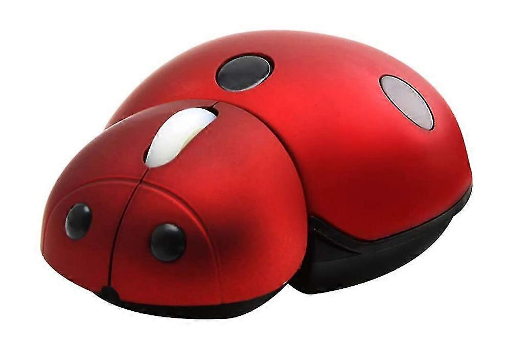 Wireless Mouse Ladybug Design