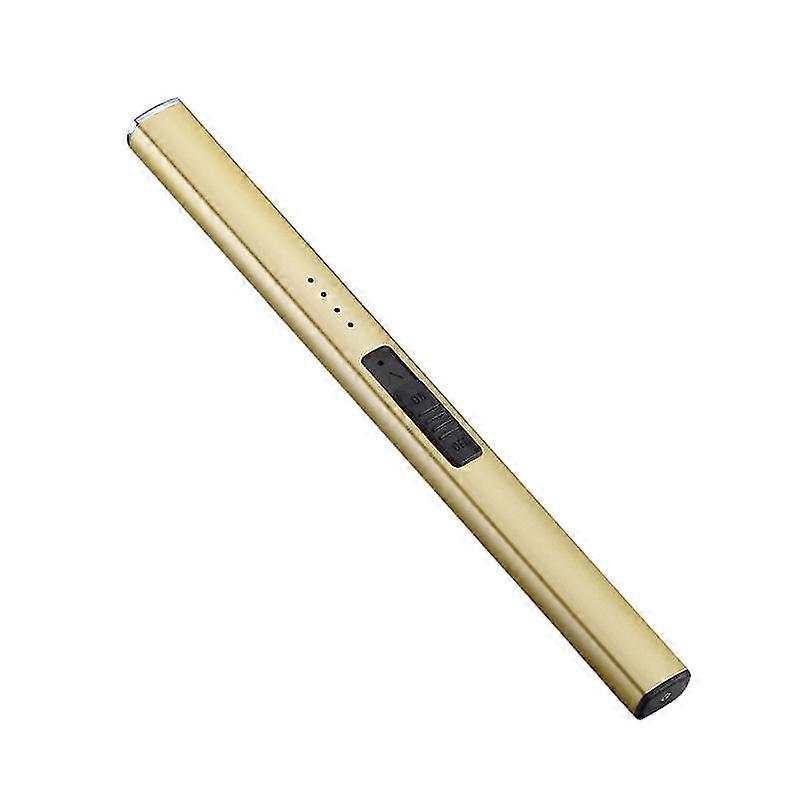 Briquet électrique Arc Coupe-vent sans flamme Usb Briquet rechargeable Avec Serrure de sécurité Pour Bougie Bbq Camping (noir2)