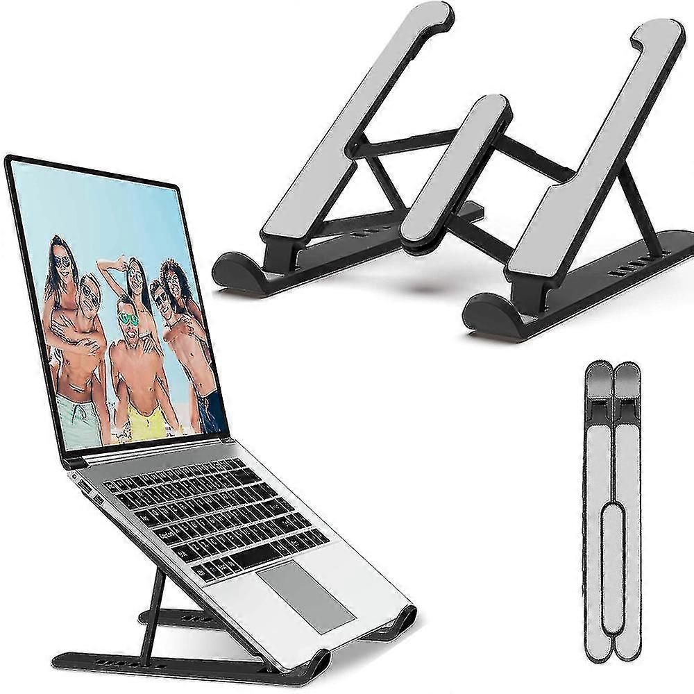 Laptop Stand, Portable Laptop Stand For Desk, 6-levels Adjustable Ventilated Cooling Computer Notebook Stand Riser, Compatible With More 11-15.6 Lapto