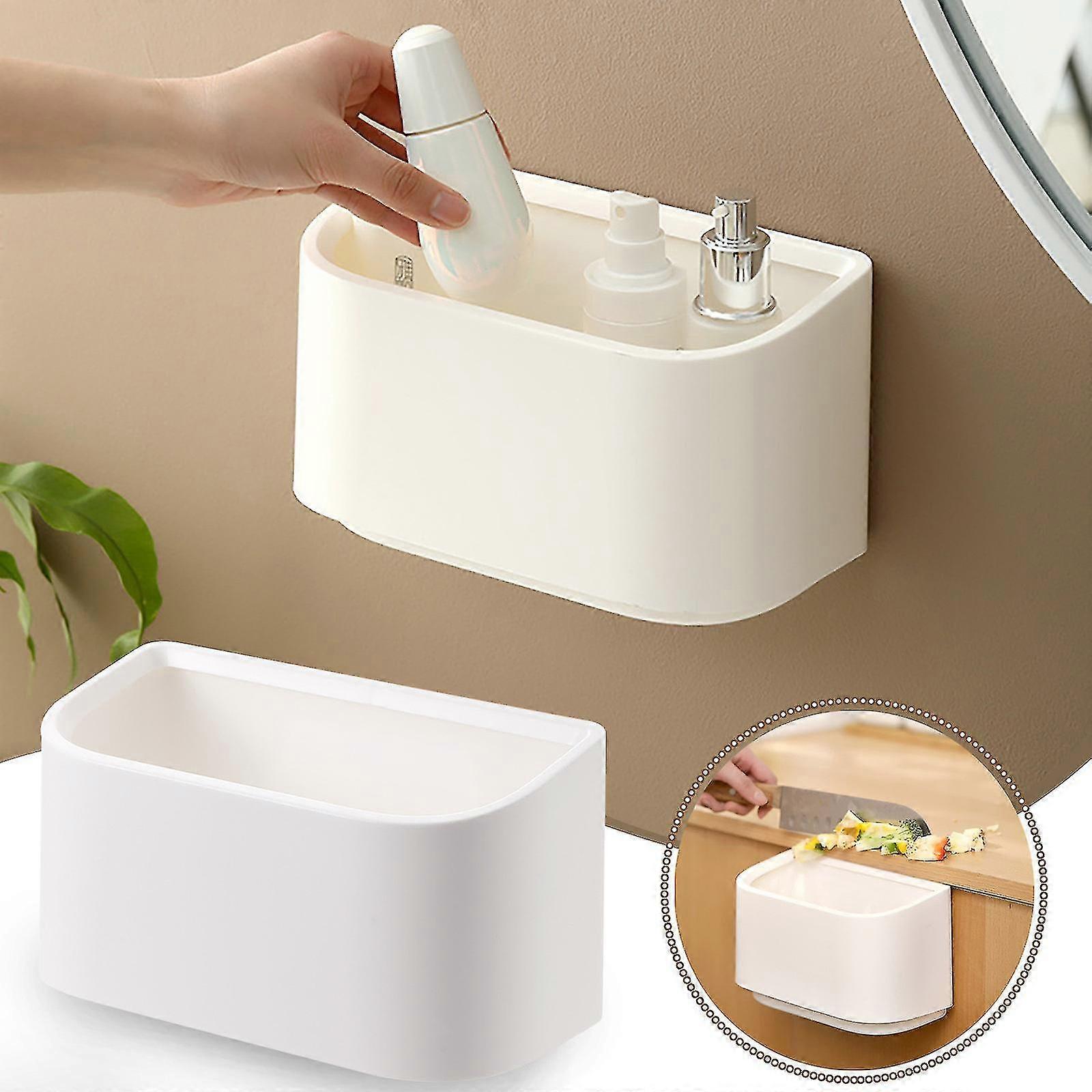 Wall-mounted Small Trash Can ,multi-purpose Storage Box For Kitchen,bathroom