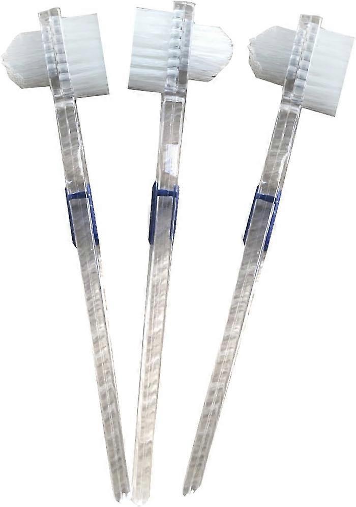 3pcs Denture Brush False Teeth Double Sided Cleaning Brush Toothbrush