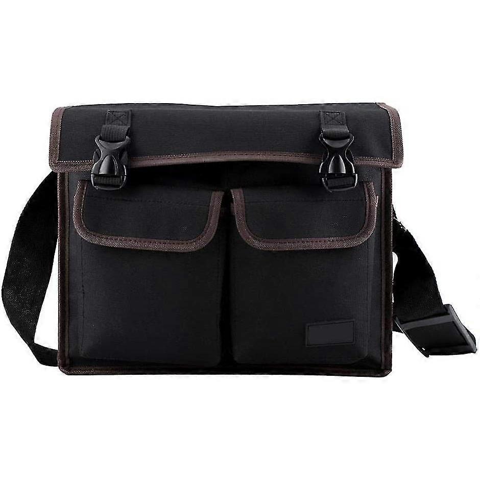 Oxford Cloth Storage Tools Bag With Adjustable Shoulder Strap And Handle Strap (black)