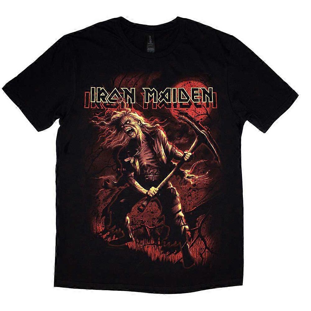 Iron Maiden Benjamin Breeg Red Graphic T Shirt