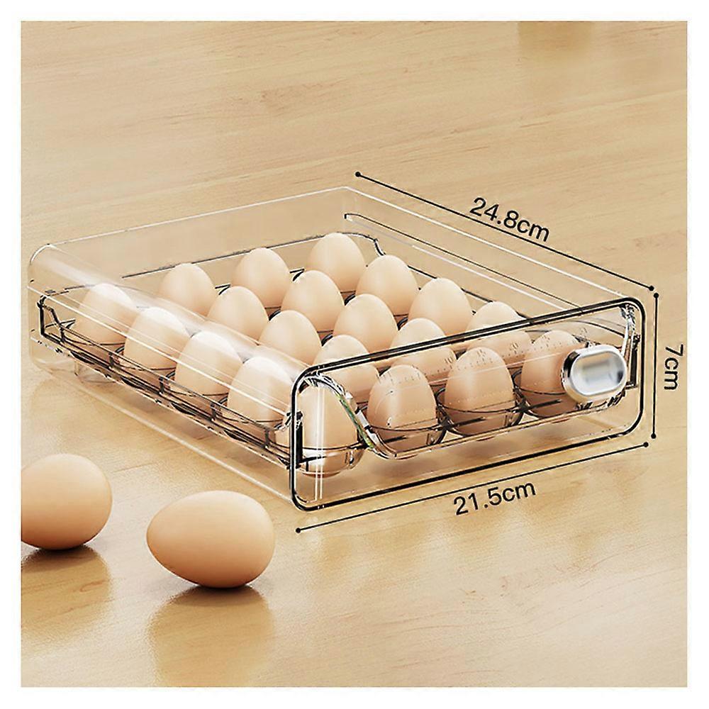 Single/Double Layer Drawer Egg Carton Durable Stable Egg Freshing Carrier Kitchen Storage Tools