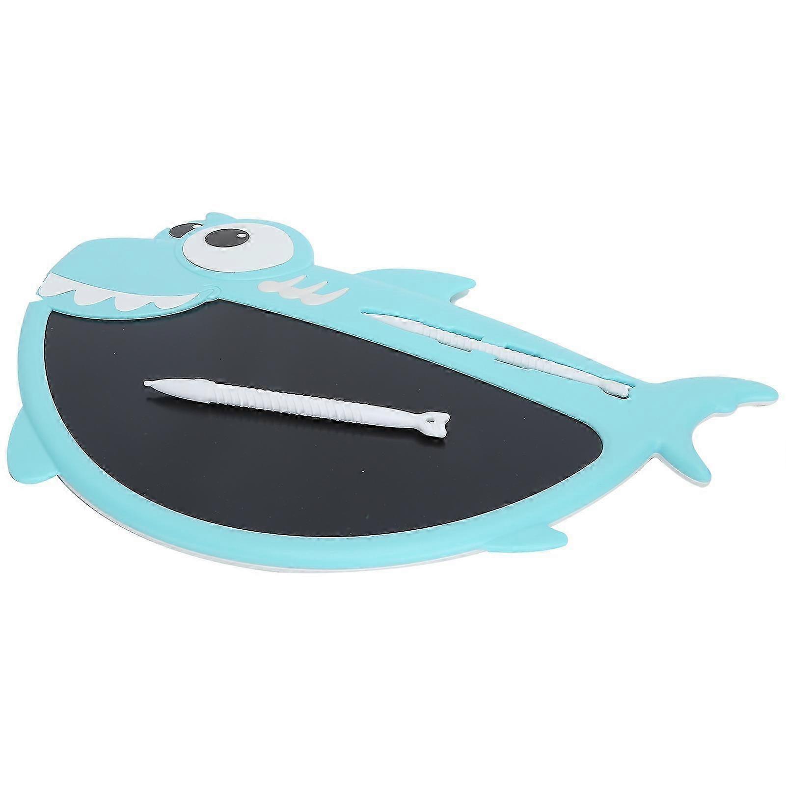 8.5in Cartoon LCD Writing Tablet Color Font Electronic Intelligent Drawing Board Pad for Home KidBlue