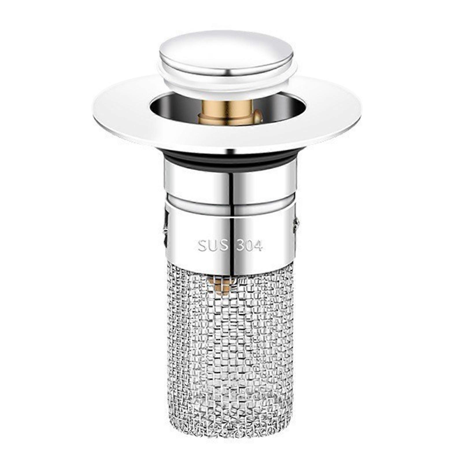 Kitchen Basin Strainer Pops-Up Sink Drain Filter Basin Accessories