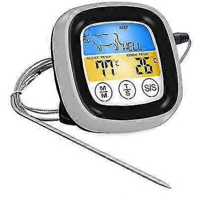 Digital Meat Thermometer With Colorful Touching Lcd Screen -20-300 Bbq Timer oven thermometer