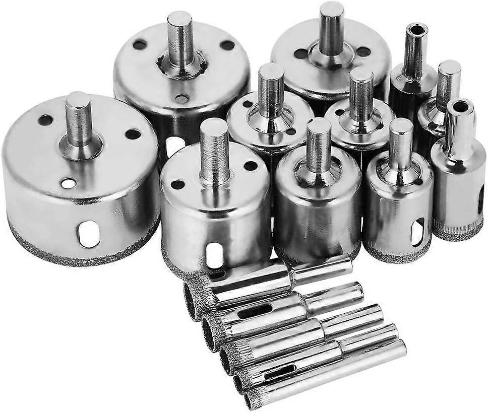16Pcs Diamond Hole Saw Set - Tile Hole Saw Kit