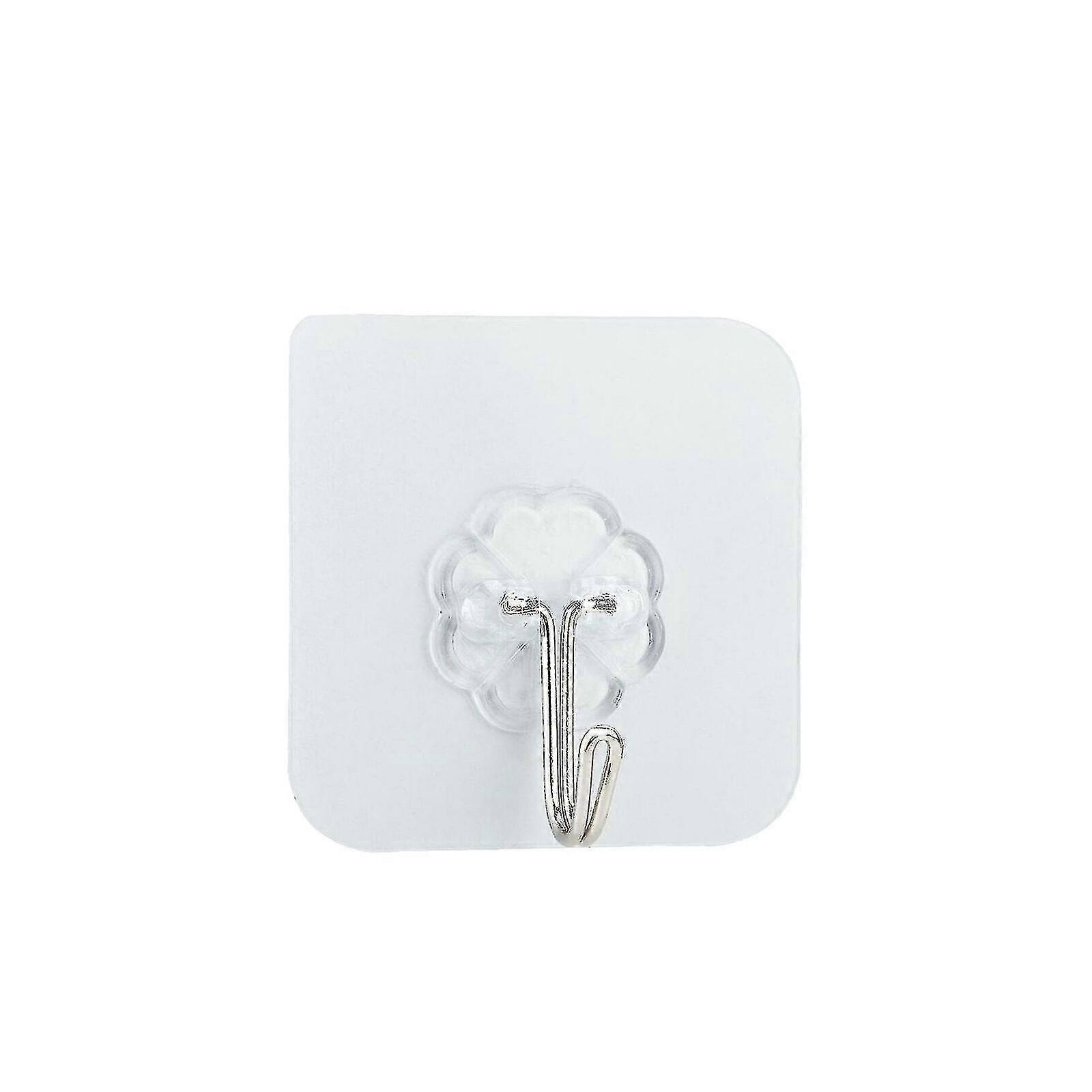 12/24x Hooks Kit Bath Stick On Door H