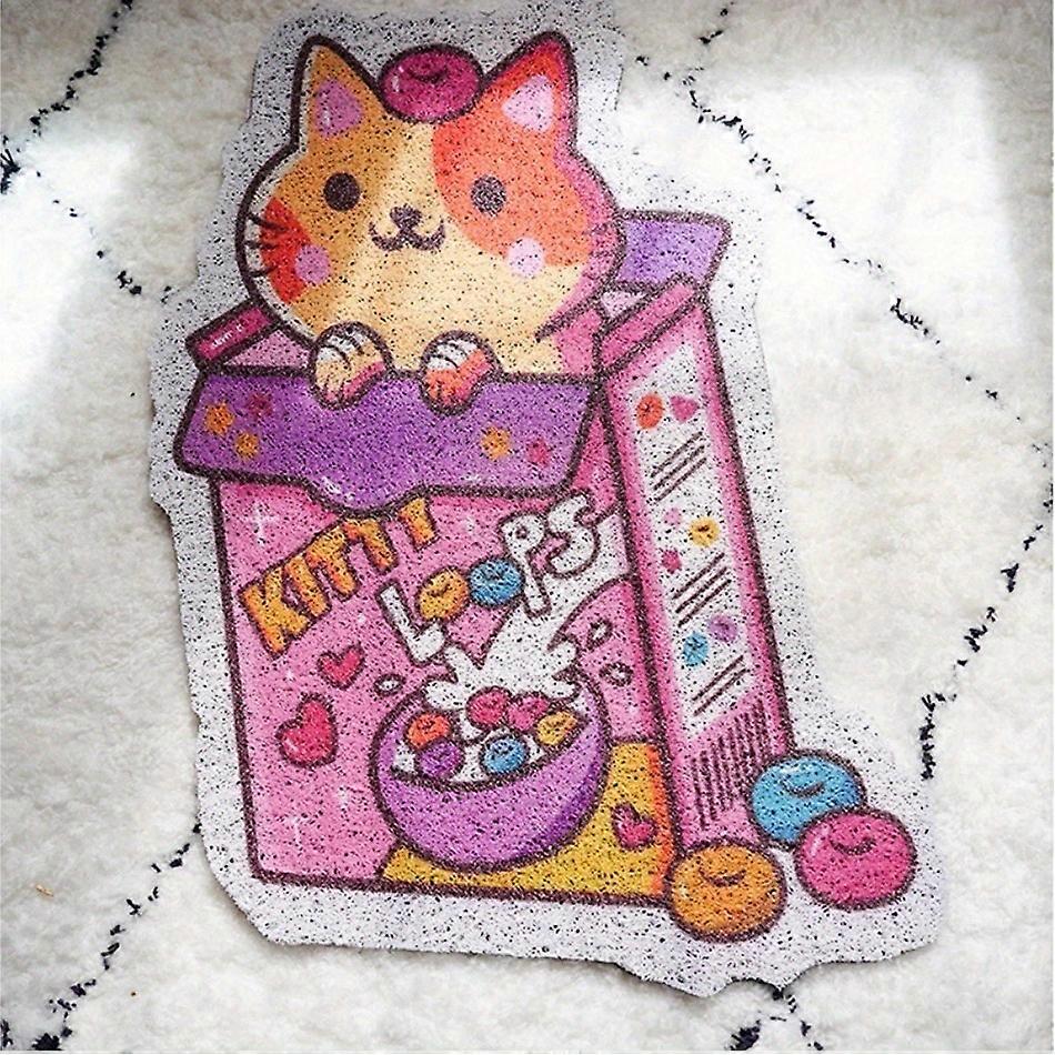 Premium Waterproof Anti-slip Cat Litter Mat - Highly Durable Scratch-resistant Surface, Keeps Floors Spotless & Cat Happy with Stylish Design!