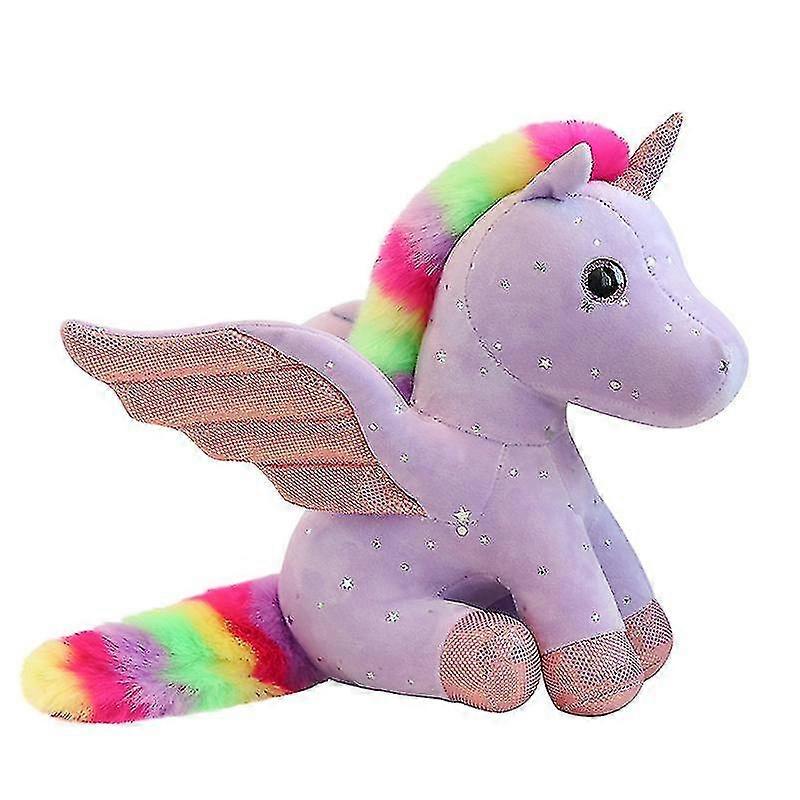 Cute Rainbow Unicorn Plush Toy Animal Stuffed Doll For Children Xmas Gift