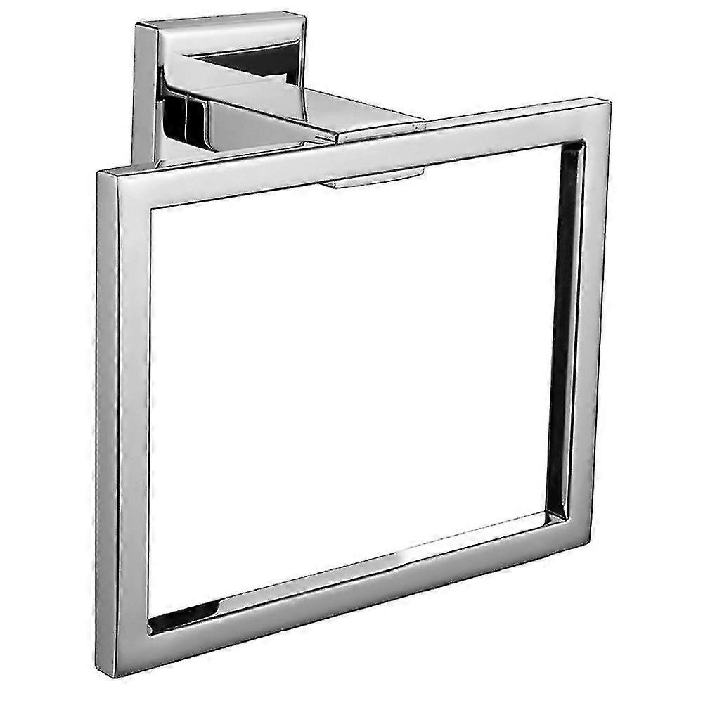 タオルレールハンドタオルホルダータオルリング壁取り付けバスルームキッチン用、Sus304ステンレス鋼モダンスクエアデザイン