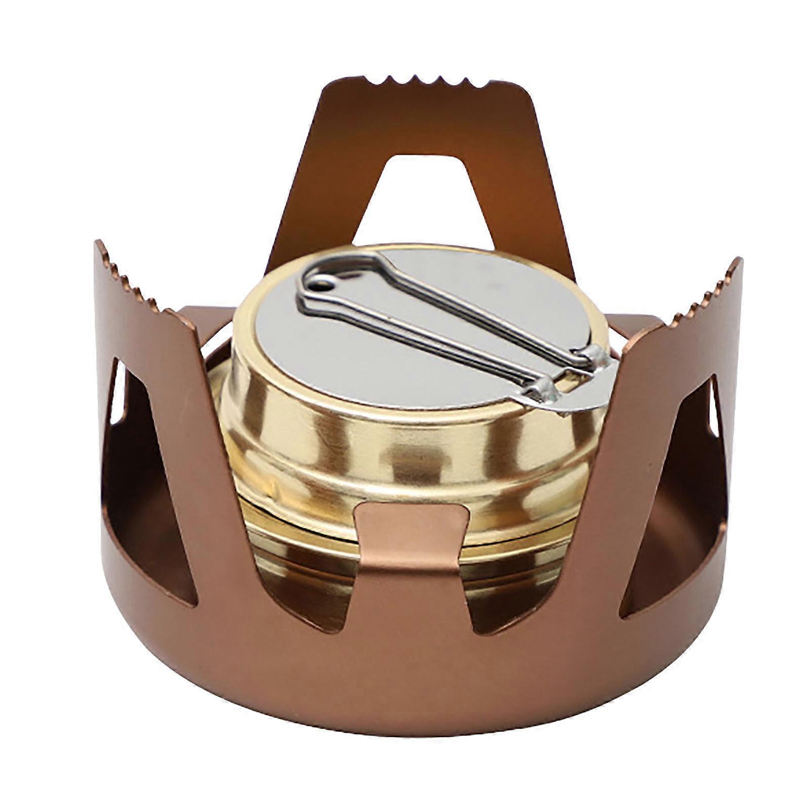 camping tilbehør Kaffe Utendørs Bærbar Solid Koke Vann Komfyr