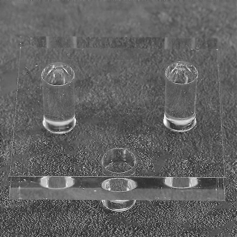 Acrylic Display Holder 4 Pcs Clear Display Easel Stands For Fossil Coral Geodes Rock Mineral Small