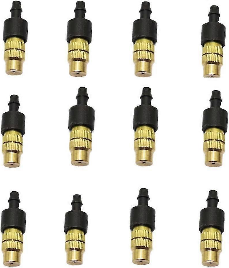12 Pcs Adjustable Watering Emitter Drip System On 4/7 Barb