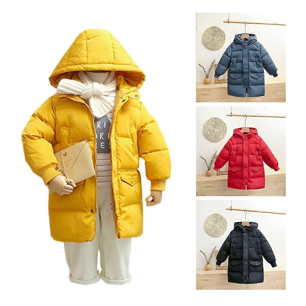 Winter Down Coat Mid Long Overcoat Lightweight Down Jacket Thickened Windbreaker