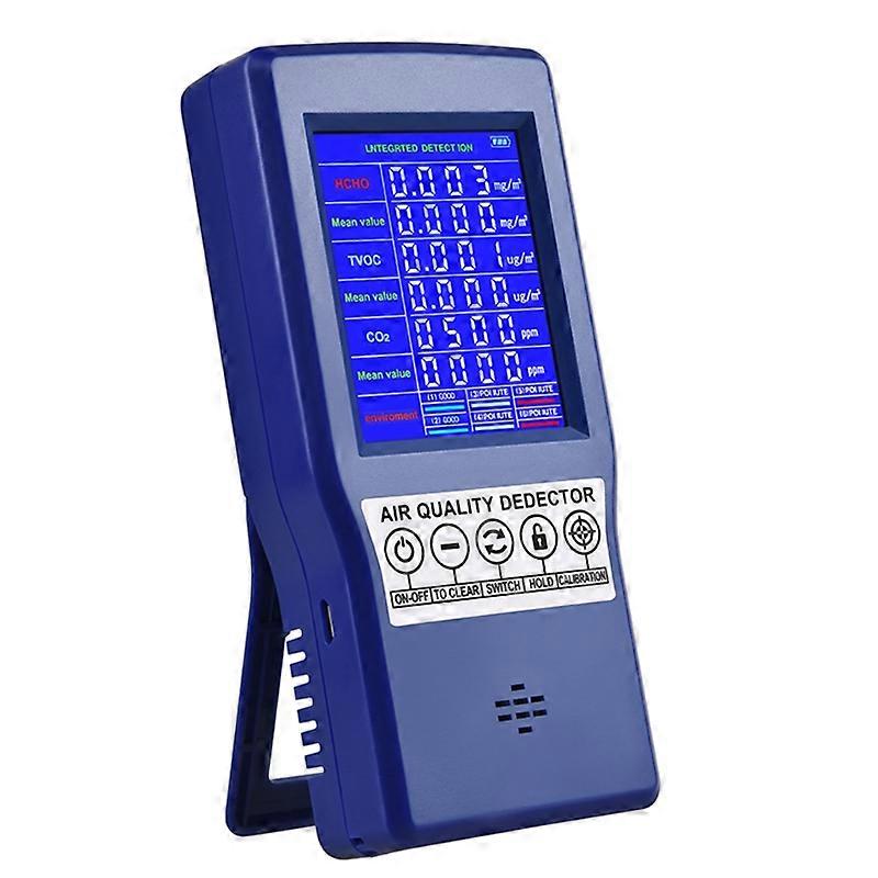 Air Quality Monitor Detector for Formaldehyde TVOC/AQI/CO2 for Various Occasion