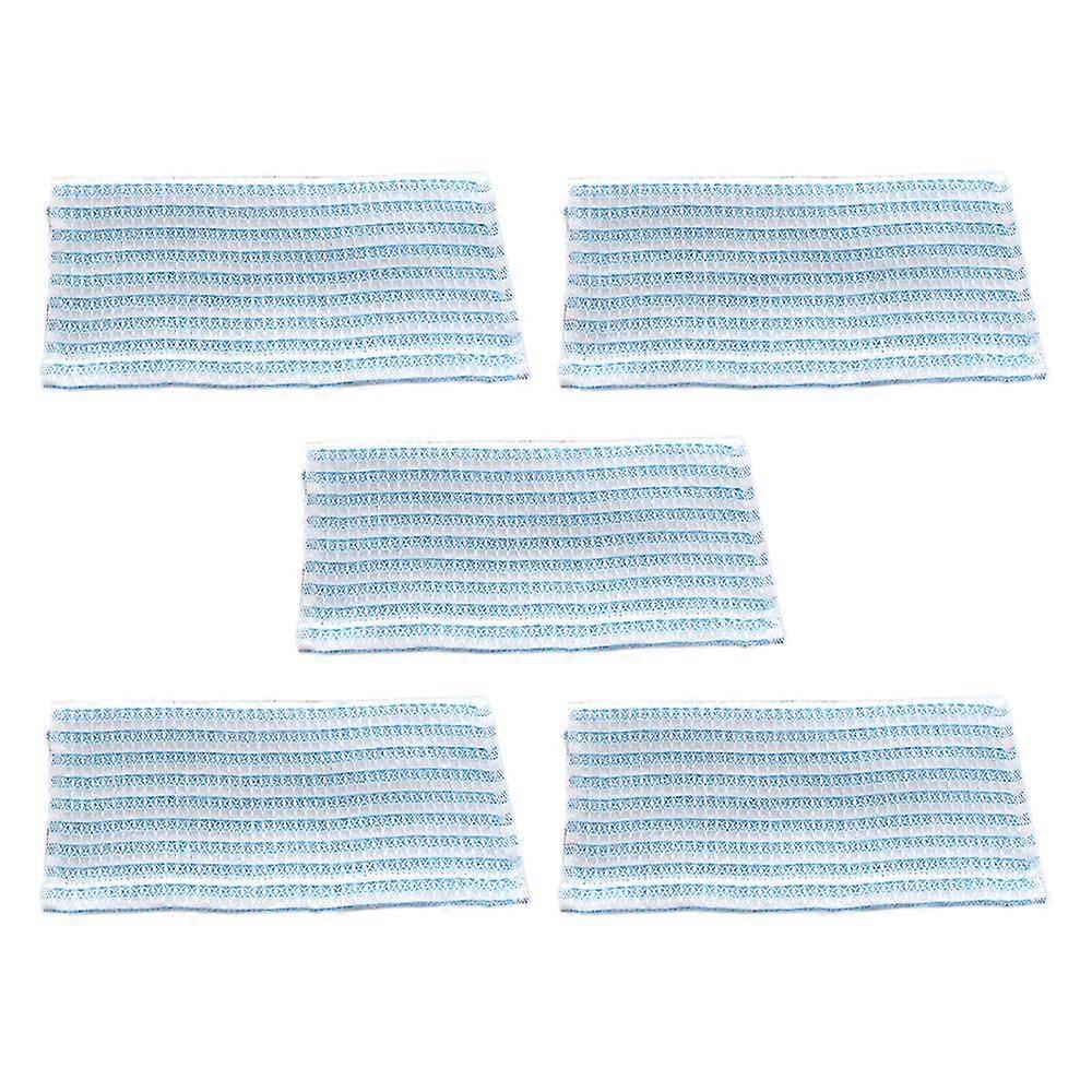 Set di strofinacci da cucina da 5 pezzi, strofinacci in tessuto waffle morbido assorbente strofinacci in fibra di bambù per lavare e asciugare i piatti 25 * 35 cm