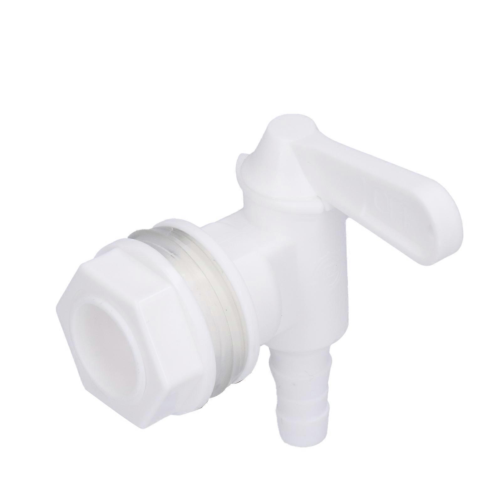 Beer Brewing Keg Spout Tap Homebrew Carbonated Drink Fermentation Bucket Faucet Kit with GasketsWhite