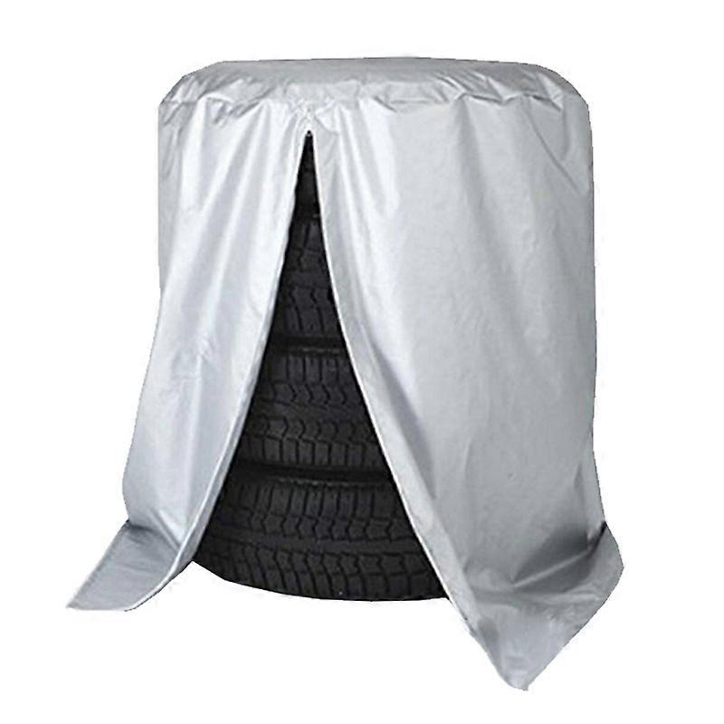 Tire stack cover, silver, 210D, 65X90cm