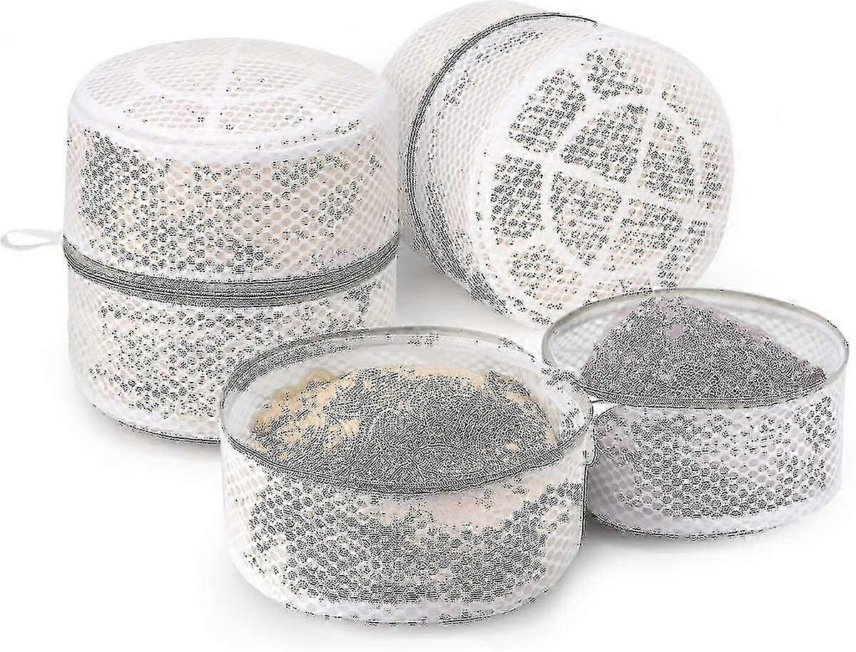 3pcs Durable Honeycomb Mesh Laundry Bags For Delicates