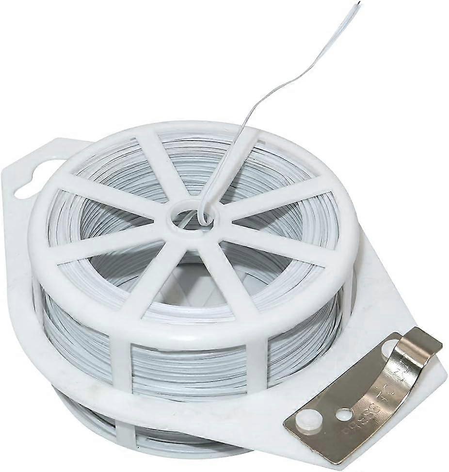 100 meter white garden soft tie rope plant winding tie support wire cutter