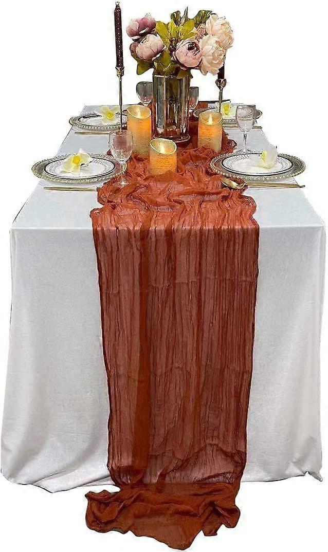 Cheesecloth Gauze Table Runner,Wedding Decor Arch Draping,Gauze Event Centerpiece Runner