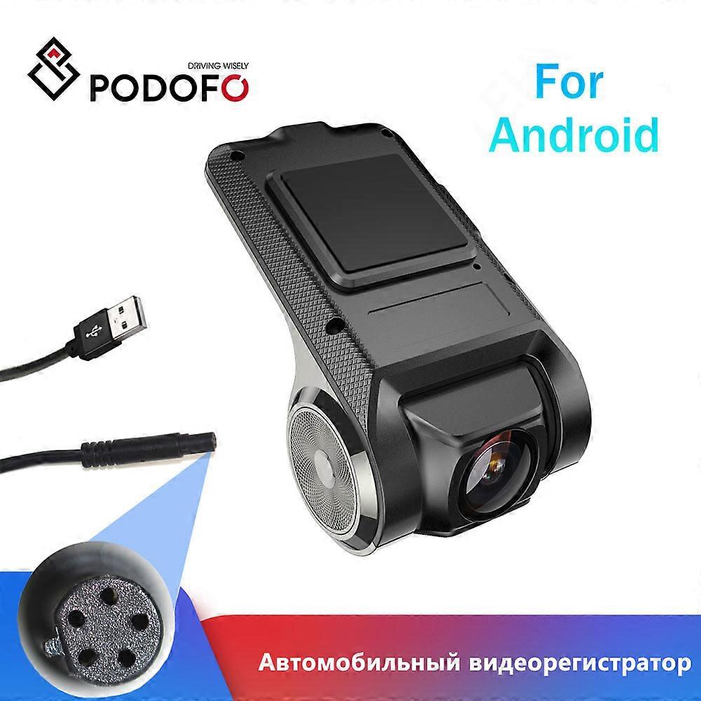 Podofo Auto DVR Camera HD Video Registrator USB Night vision Dash Camera for Android Loop recording Cam DVR Dash Cam Recorder