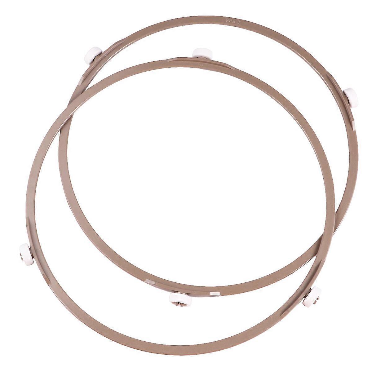 2pcs Microwave Glass Turntable Plate Support Wheel Ring Turntable Holder