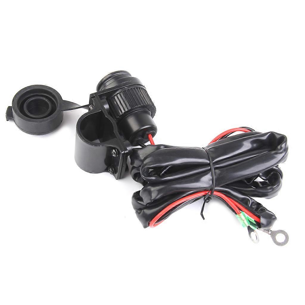 12V Waterproof Motorcycle Boat  Lighter Socket Power Plug Outlet