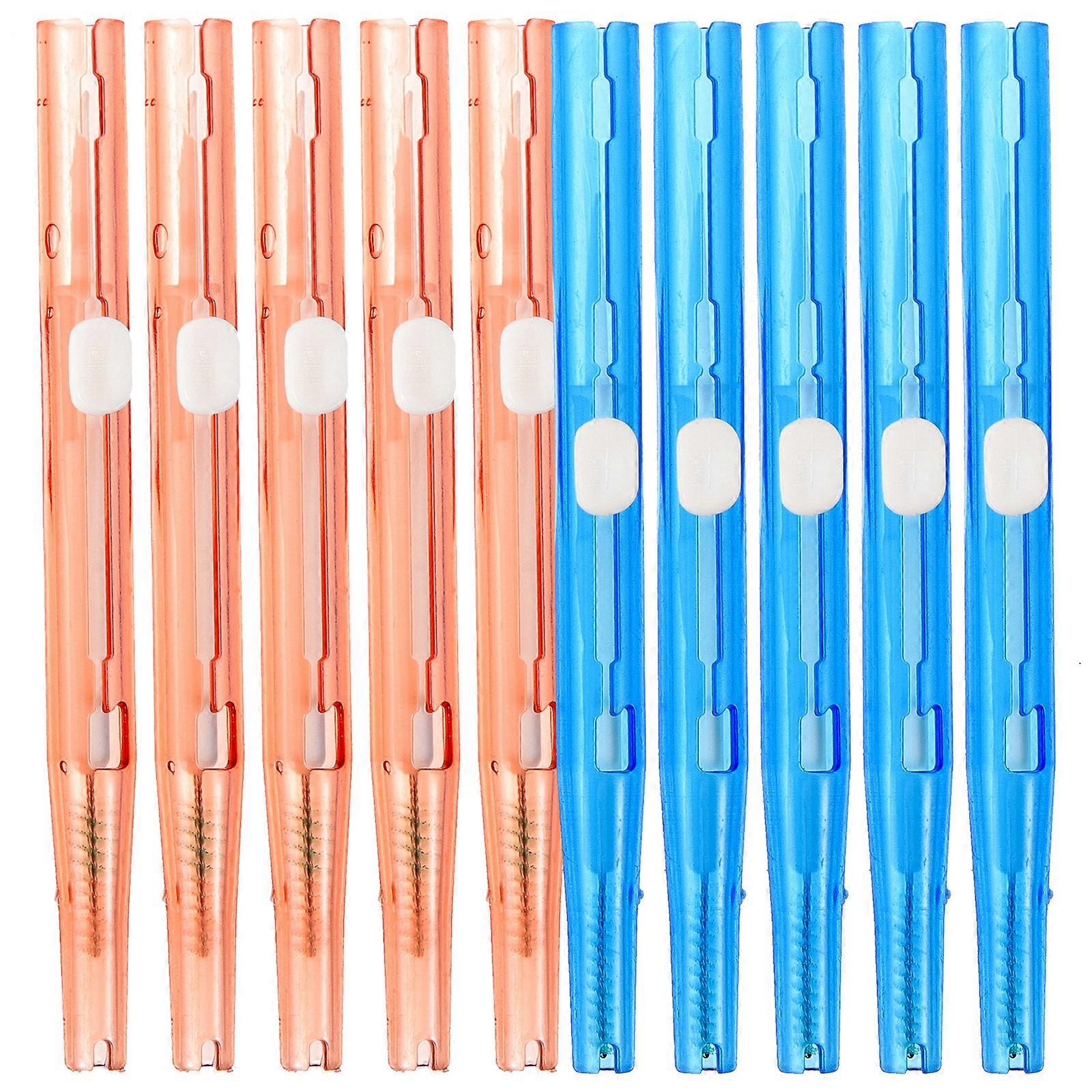 10Pcs Multi-function Cleaning Brushes Shower Nozzle Small Holes Brushes Small Cleaner Brushes