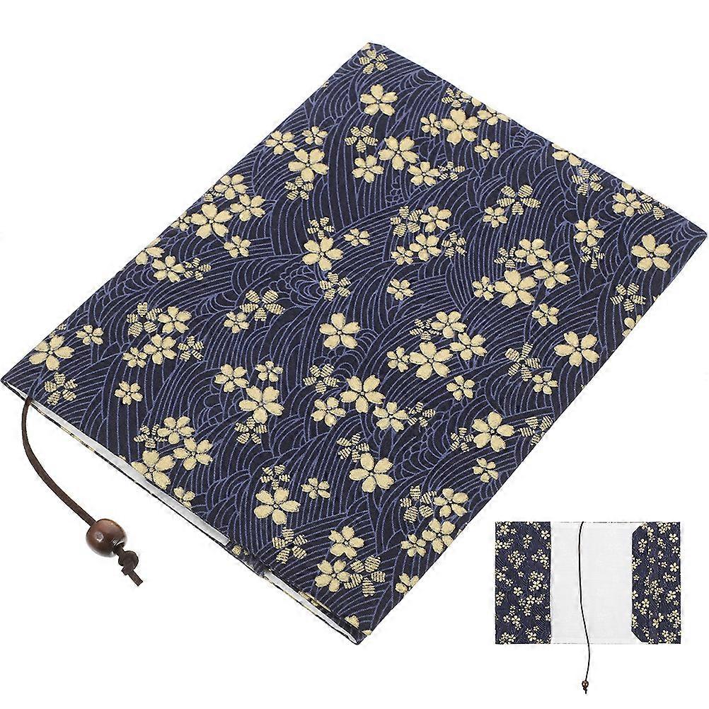 Okładka książki z tkaniny Ochronna okładka na książkę Ręcznie robiony ochraniacz na książkę dla studentów